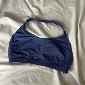 Impact Sports Bra Seamless Halter Neck Strap Bra Open Back